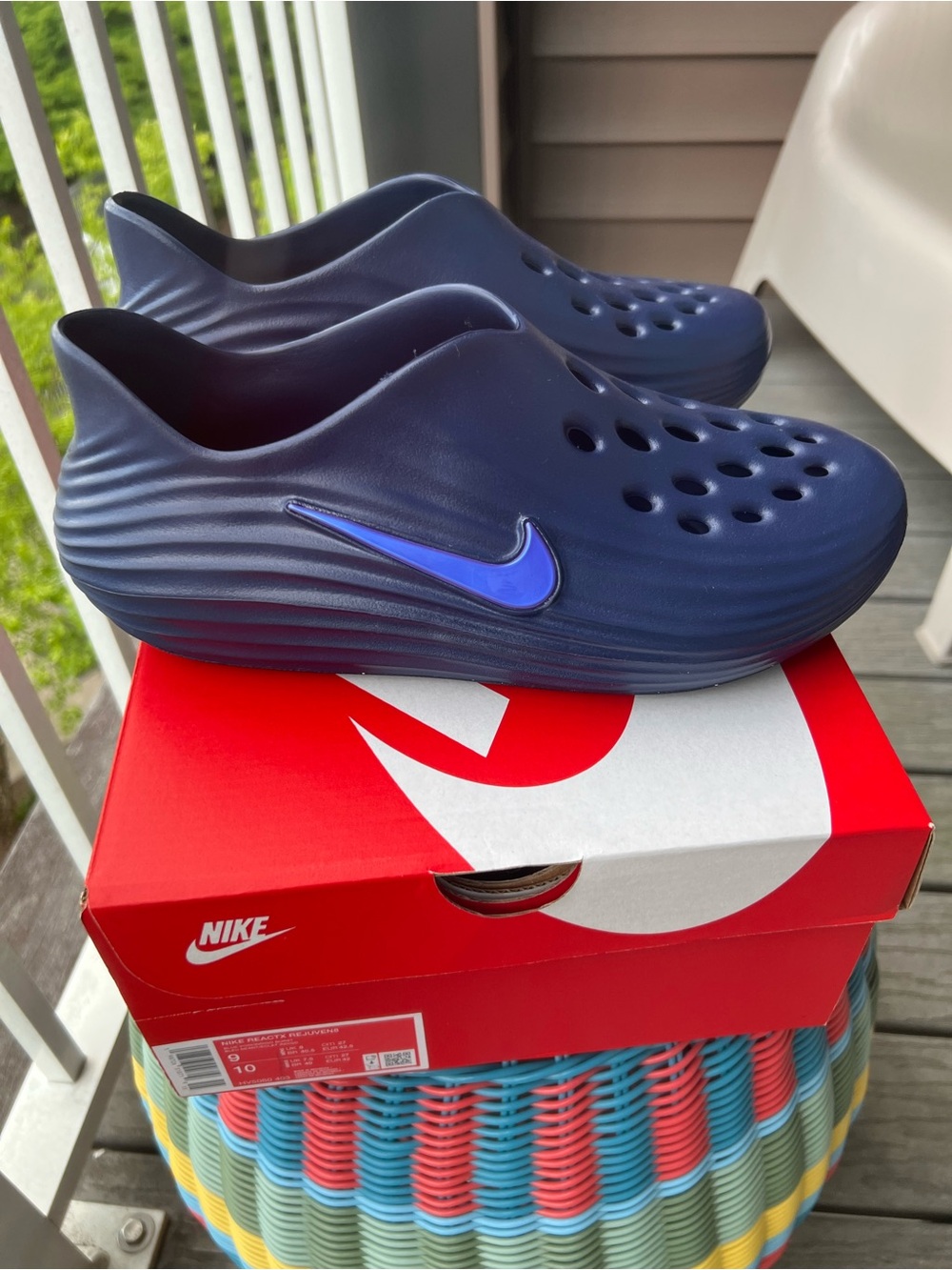 Nike Reactx Rejuven8 Size 9 men’s or Size 10 women’s-Blue Void/Indigo Burst - Picture 5 of 6